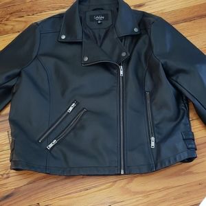 Faux leather Moto jacket